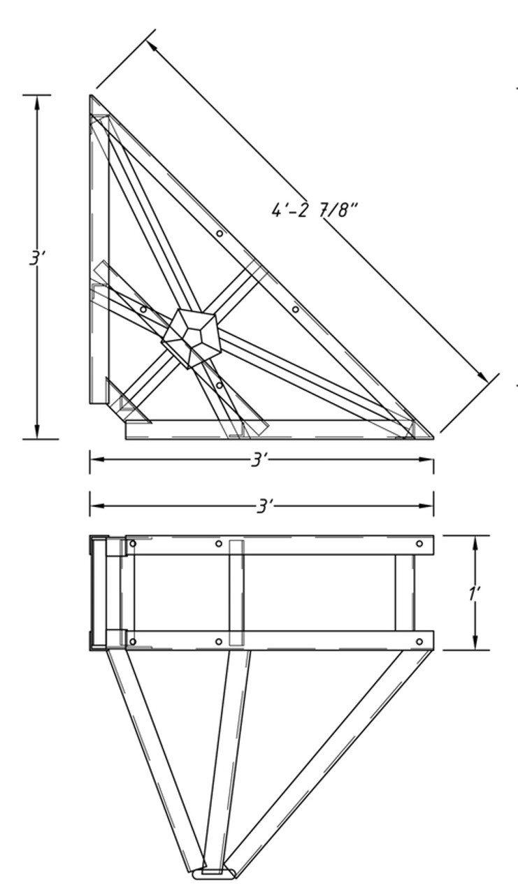 Galvanized Winch Stand