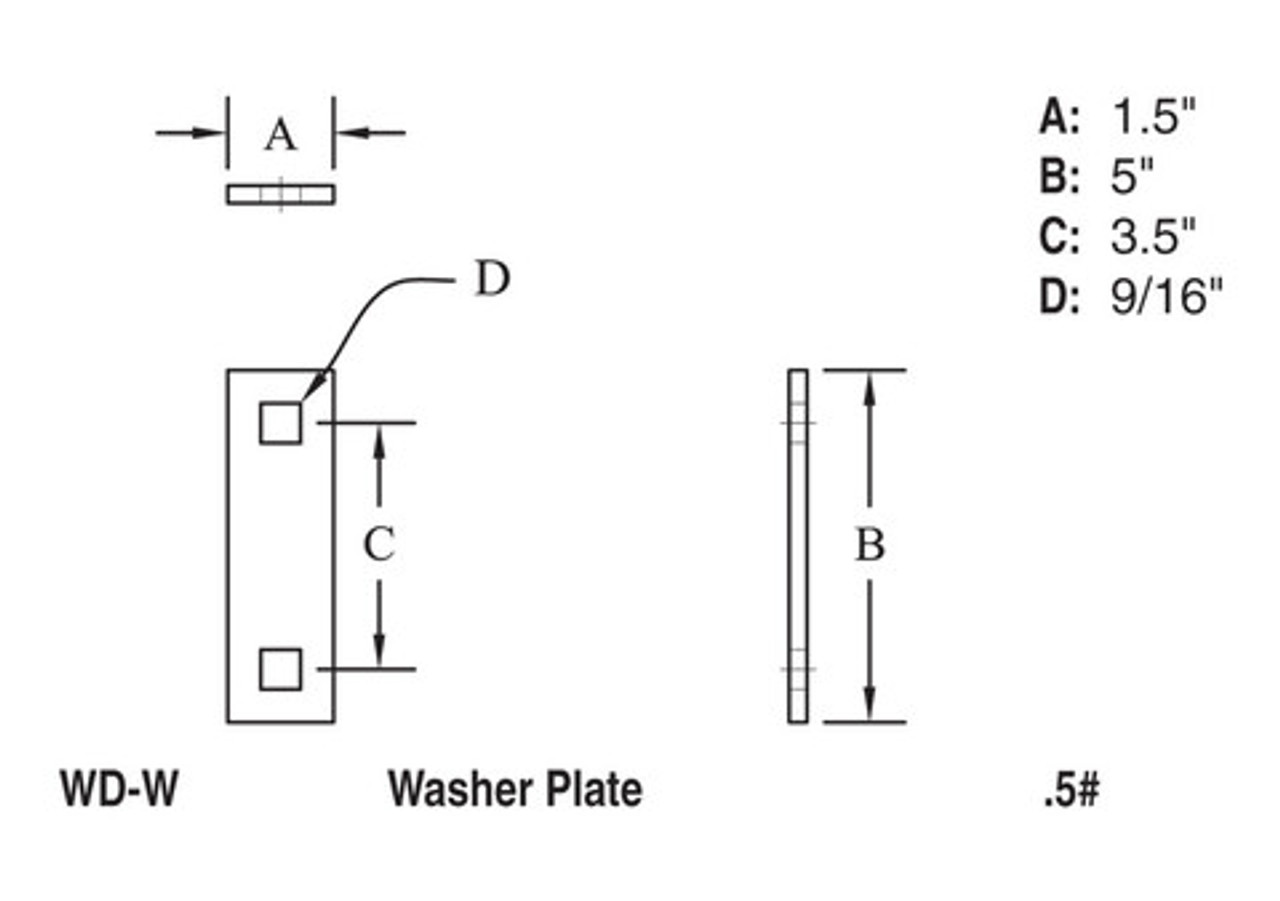 Washer Plate