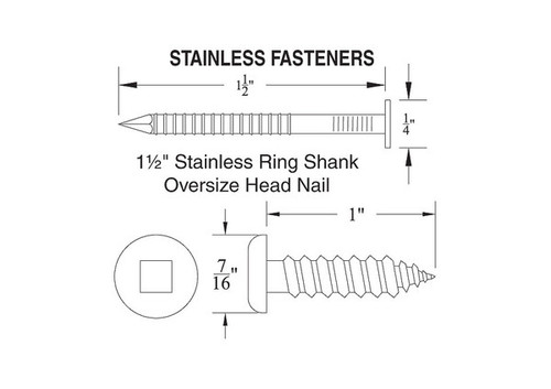 Fasteners for Dock Bumper