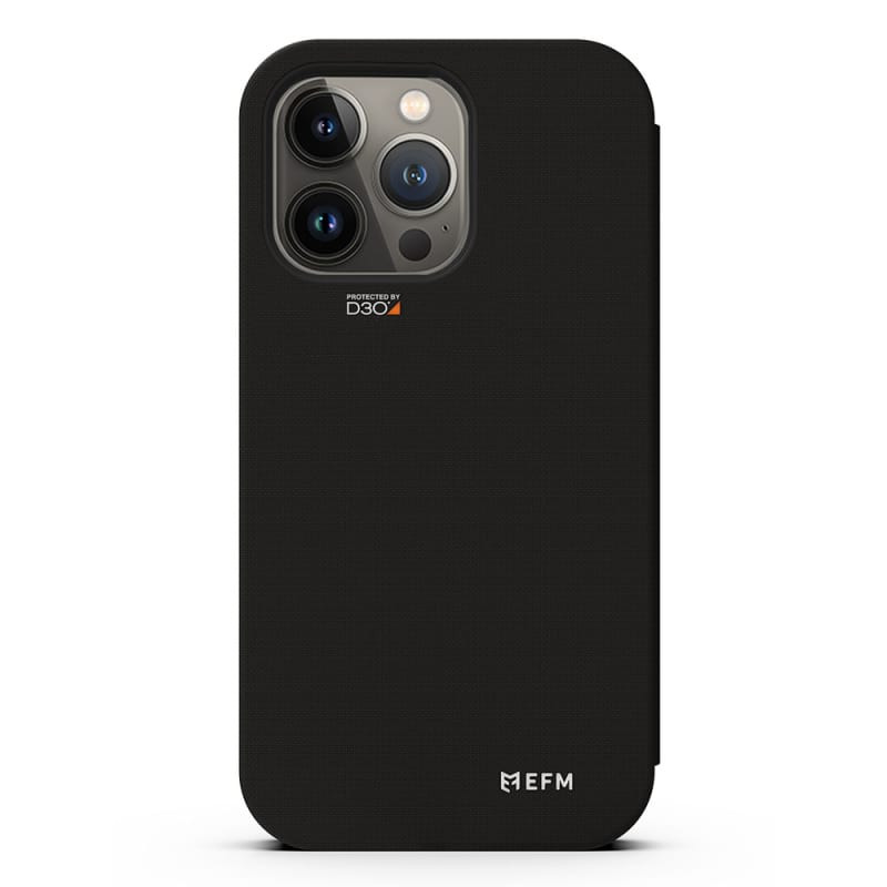 EFM Miami Wallet Case Armour for iPhone 13 Pro Max Smoke Black