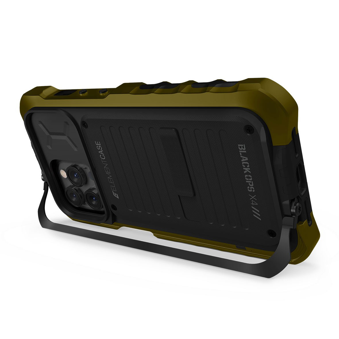 Element Black OPS Case for iPhone 13 Pro Max OD Green
