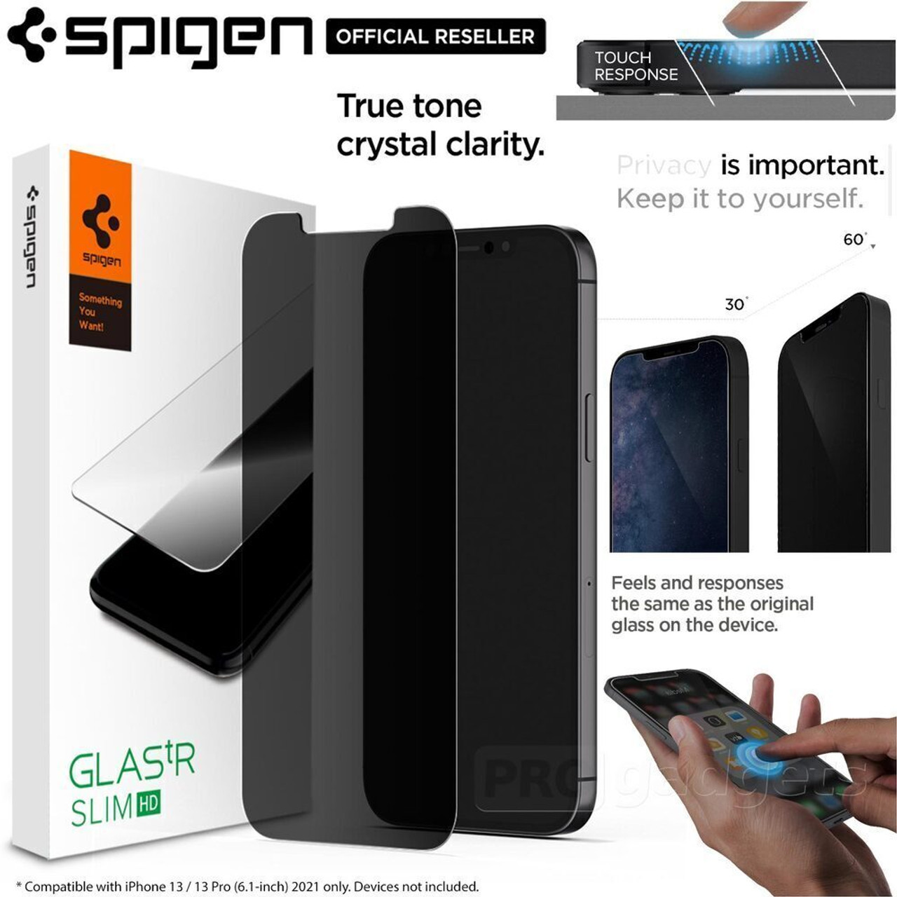 Spigen Glas.tR Slim iPhone 14 Pro Screen Protector - 9H