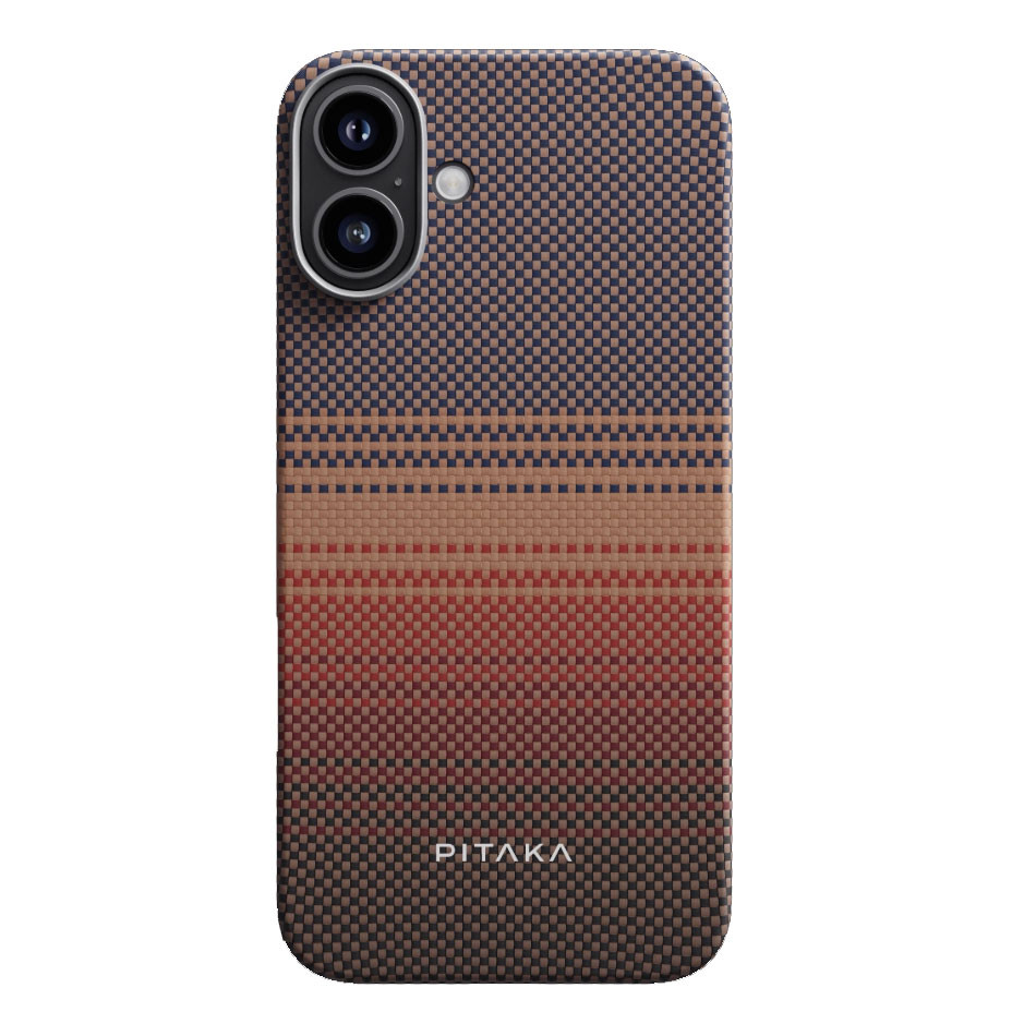 Pitaka Tactile Woven Case for iPhone 16 Plus - Sunset