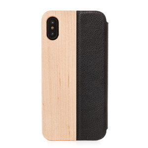Woodcessories EcoFlip Case iPhone X/Xs - Maple