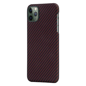 Pitaka MagEz Case iPhone 11 Pro Max - Black/Red Twill