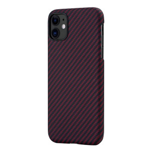 Pitaka MagEz Case iPhone 11 - Black/Red Twill