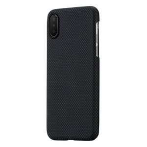Pitaka MagEz Case iPhone Xs - Black/Grey Plain