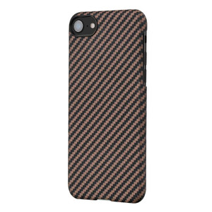 Pitaka MagEz Case iPhone SE 2020 - Black/Gold Twill