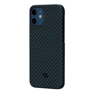 Pitaka MagEz Case iPhone 12 Mini - Black/Blue Twill