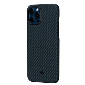 Pitaka MagEz Case iPhone 12 Pro Max - Black/Blue Twill
