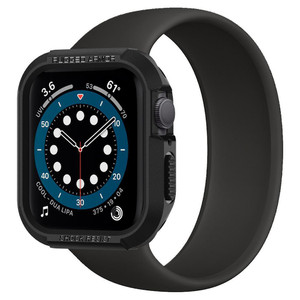 Spigen Rugged Armor Case Apple Watch Series 6/5/4/SE 40mm - Black