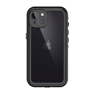 Krakatoo Dot WaterProof Case iPhone 13 - Black/Clear