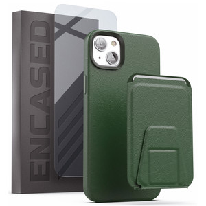 iPhone 14 Pro Max Slimshield Case in Black with Leather Wallet - MagSafe  Compatible - Encased