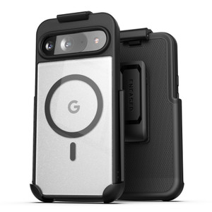 Encased Clear MagSafe Case Google Pixel 9/9 Pro with Belt Clip Holster - Clear