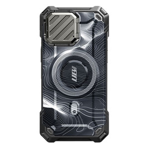 Supcase UB MAG XT MagSafe Case iPhone 15 Pro Max - Black Ripple
