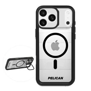 Pelican Protector Magsafe Case with Stand iPhone 17 Air - Clear/Black