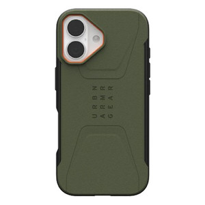 UAG Civilian Case iPhone 17 - Olive/Orange