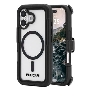 Pelican Voyager Case with Magnet & Holster Samsung Galaxy S26 Ultra - Clear/Black