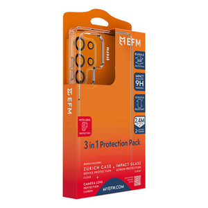 EFM 3-in-1 Case Screen Armour and Camera Lens Armour Samsung Galaxy S26+ Plus - Clear