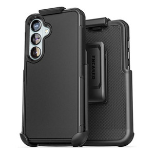 Encased Challenger Case Samsung Galaxy S26 with Belt Clip Holster - Black