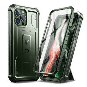 Dexnor Durable Case iPhone 13 Pro Max with Adjustable Kickstand - Green