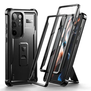 Dexnor Armor Shield Case Samsung Galaxy S22 Ultra With Screen Protector - Black