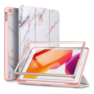 Suritch Protective Smart Cover Case with Stand Case iPad 10.2" 7th/8th/9th - Marble