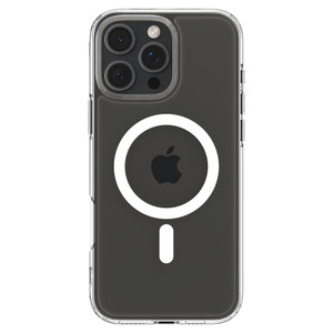Spigen Ultra Hybrid MagSafe Case iPhone 16 Pro Max - Clear Case /White Ring