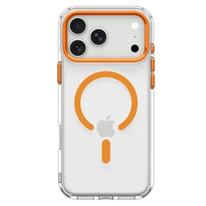 Spigen Ultra Hybrid Optik S MagSafe Case iPhone 18 Pro Max - Clear/Orange