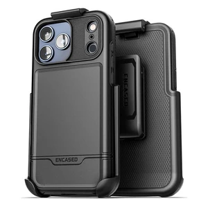 Encased Rebel with Belt Clip Holster Case iPhone 18 Pro - Black