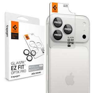 Spigen EZ Fit Optik Pro 2PCS Lens Protector iPhone 18 Pro / 18 Pro Max - Silver