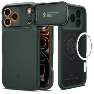 Spigen Optik Armor MagSafe Case iPhone 18 Pro /17 Pro - Abyss Green