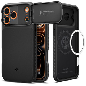 Spigen Optik Armor MagSafe Case iPhone 18 Pro Max /17 Pro Max - Black