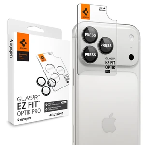 Spigen EZ Fit Optik Pro 2PCS  Screen Protector iPhone 18 Pro Max/18 Pro - Dark Grey