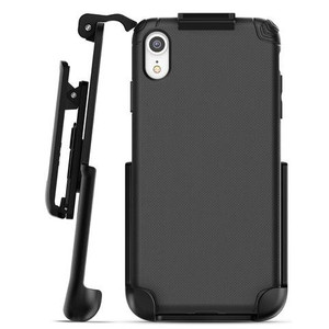 Encased Nova Case iPhone XR with Belt Clip Holster - Black