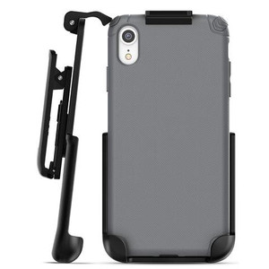 Encased Nova Case iPhone XR with Belt Clip Holster - Grey