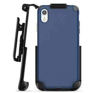 Encased Nova Case iPhone XR with Belt Clip Holster - Blue