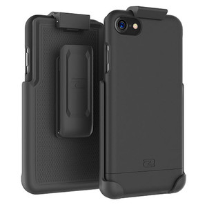 Encased Slimshield Case iPhone 7 with Holster - Black