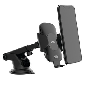 EFM 15W Wireless Auto-Sensor Car Mount & 39W Car Charger - Black