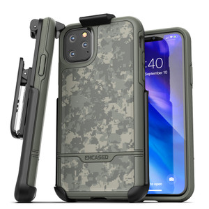 Encased Rebel Case iPhone 11 Pro with Belt Clip Holster - Camo