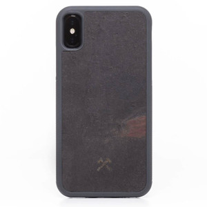 Woodcessories EcoBump Stone Case iPhone Xs Max - Volcano Black