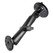 RAM® Twist-Lock™ Suction Cup Double Ball Mount with Round Plate