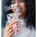 Encased Hand Loop Case iPhone 15 Plus - Pink Butterfly Flowers