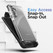Encased Clear Back Case Samsung Galaxy S24 with Belt Clip Holster - Clear