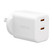 EFM ECO 40W Dual Port Wall Charger With GaN, Power Delivery and PPS - White