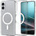 Spigen Ultra Hybrid (MagFit) Case Samsung Galaxy S25 Edge - Clear Case/White Ring