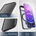 Encased Frosted SlimShield Case iPhone 17 Air - Black/Clear
