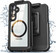 Encased Titan Waterproof Case Samsung Galaxy S26 with Belt Clip Holster - Clear/Black