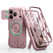 Dexnor Armor Shield MagSafe Case iPhone 17 Pro With Flip Camera Cover - Pink