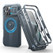 Dexnor Durable Case iPhone 15 Pro Max with Slide Camera Cover - Blue